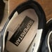 Golden Goose Black Leather Sneakers with Silver Laces