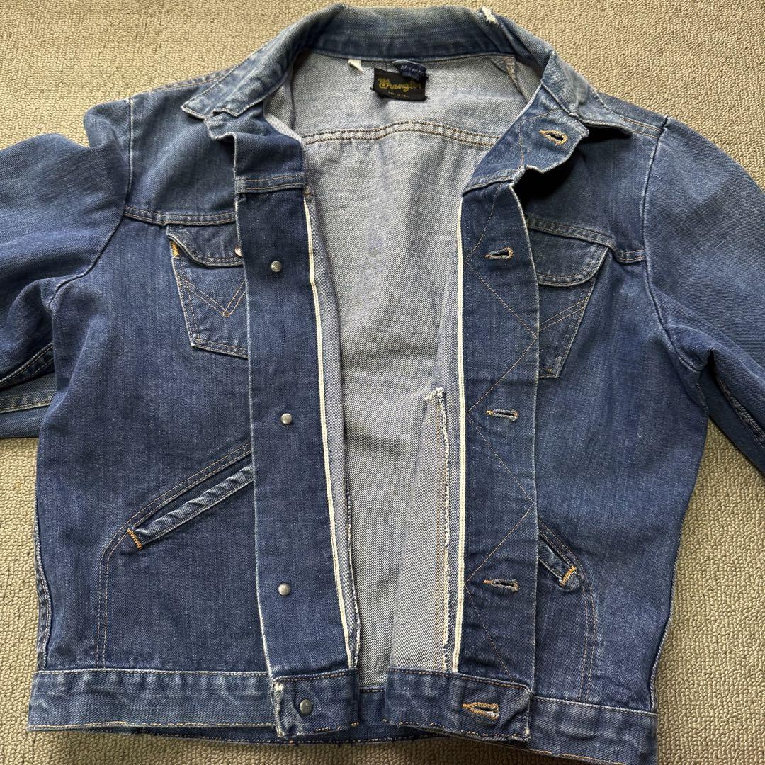 70s Wrangler 124MJ Early Model/Red Selvedge [Size 44] Jean