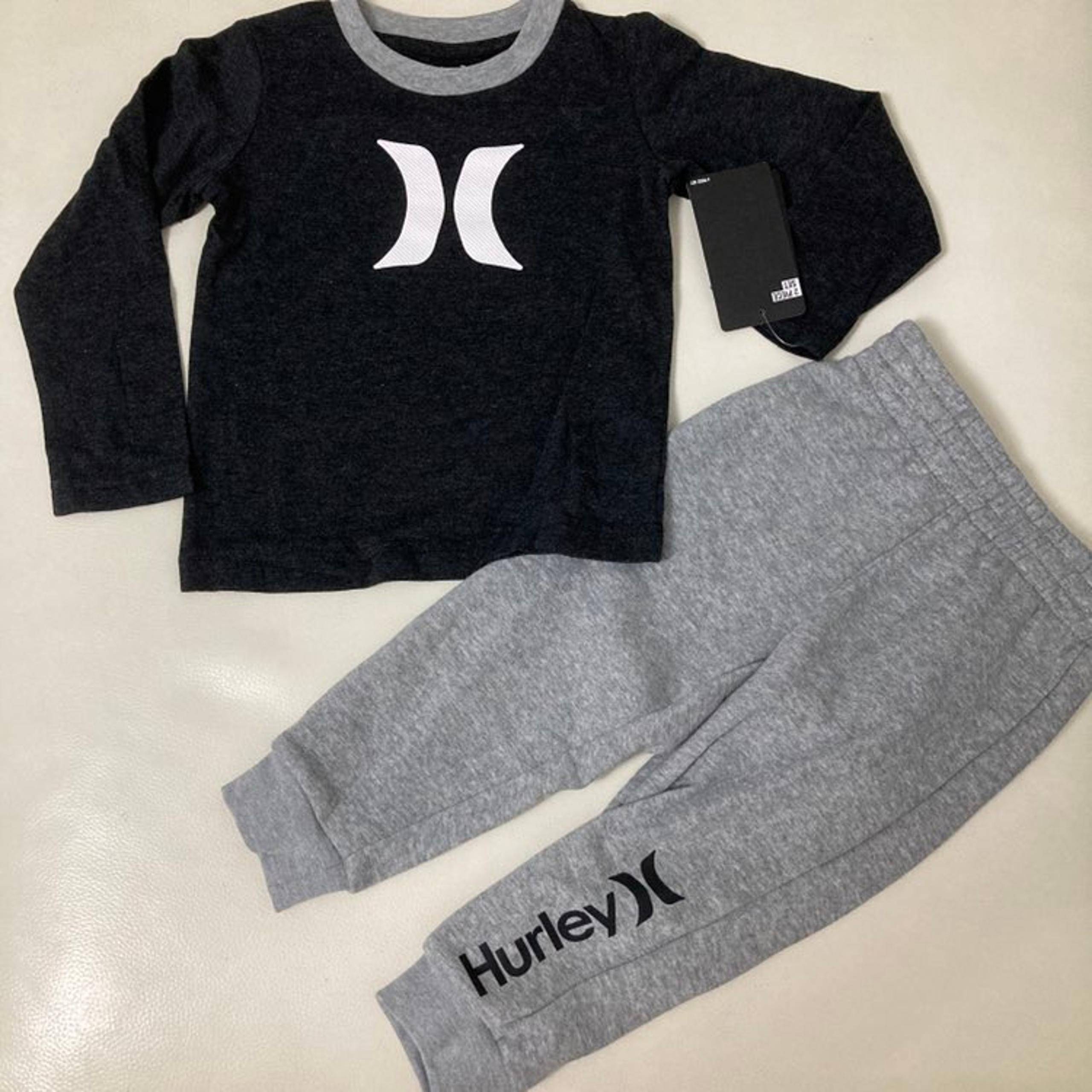 Hurley long sleeve top pants active outfit 4021