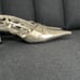 SCHUTZ silver kitten heels 7.5 like new