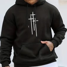 Casual Slightly Stretch Breathable Hooded Sweatshirt For Outdoor