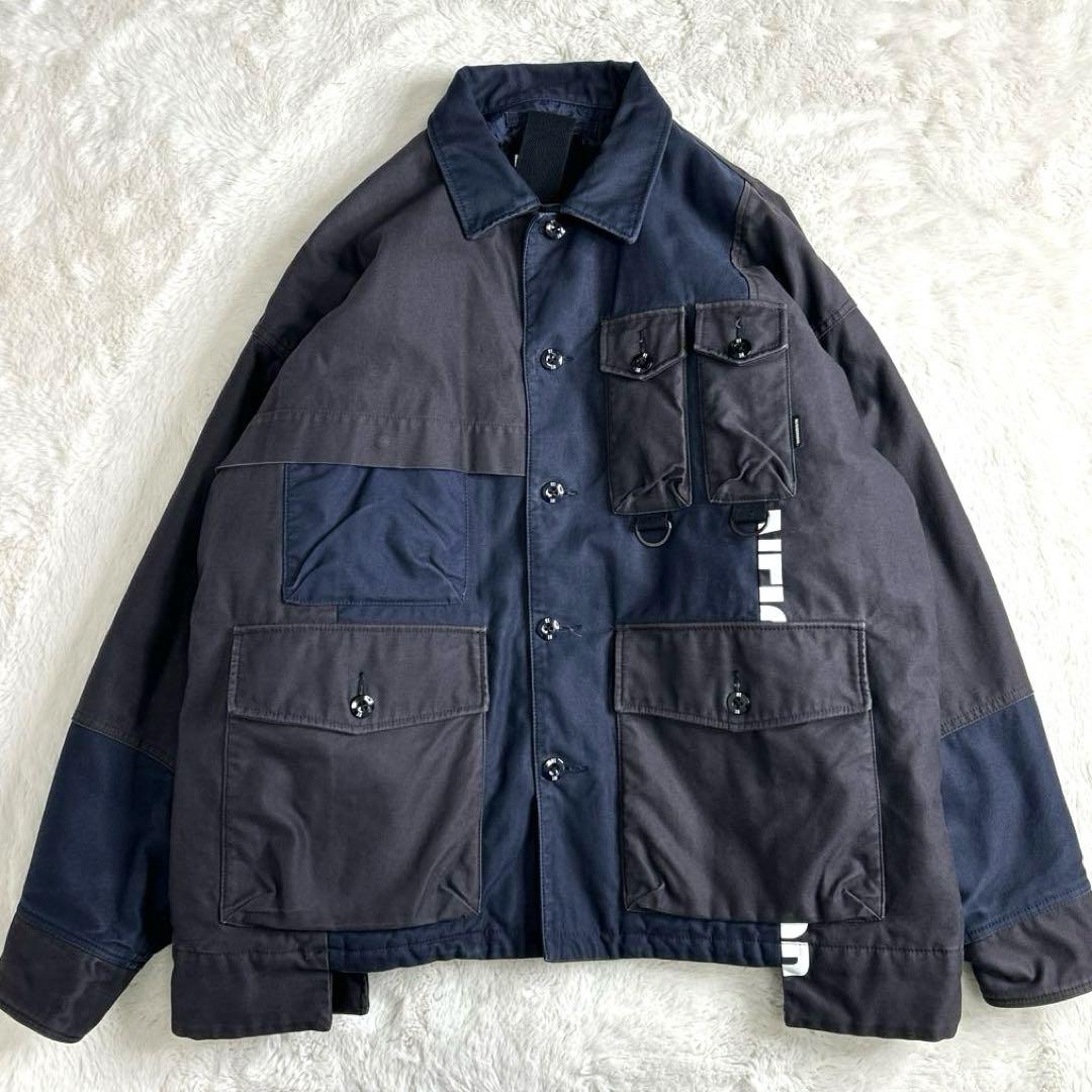 NEIGHBORHOOD/NEIGHBORHOOD COMBAT JACKET M Navy