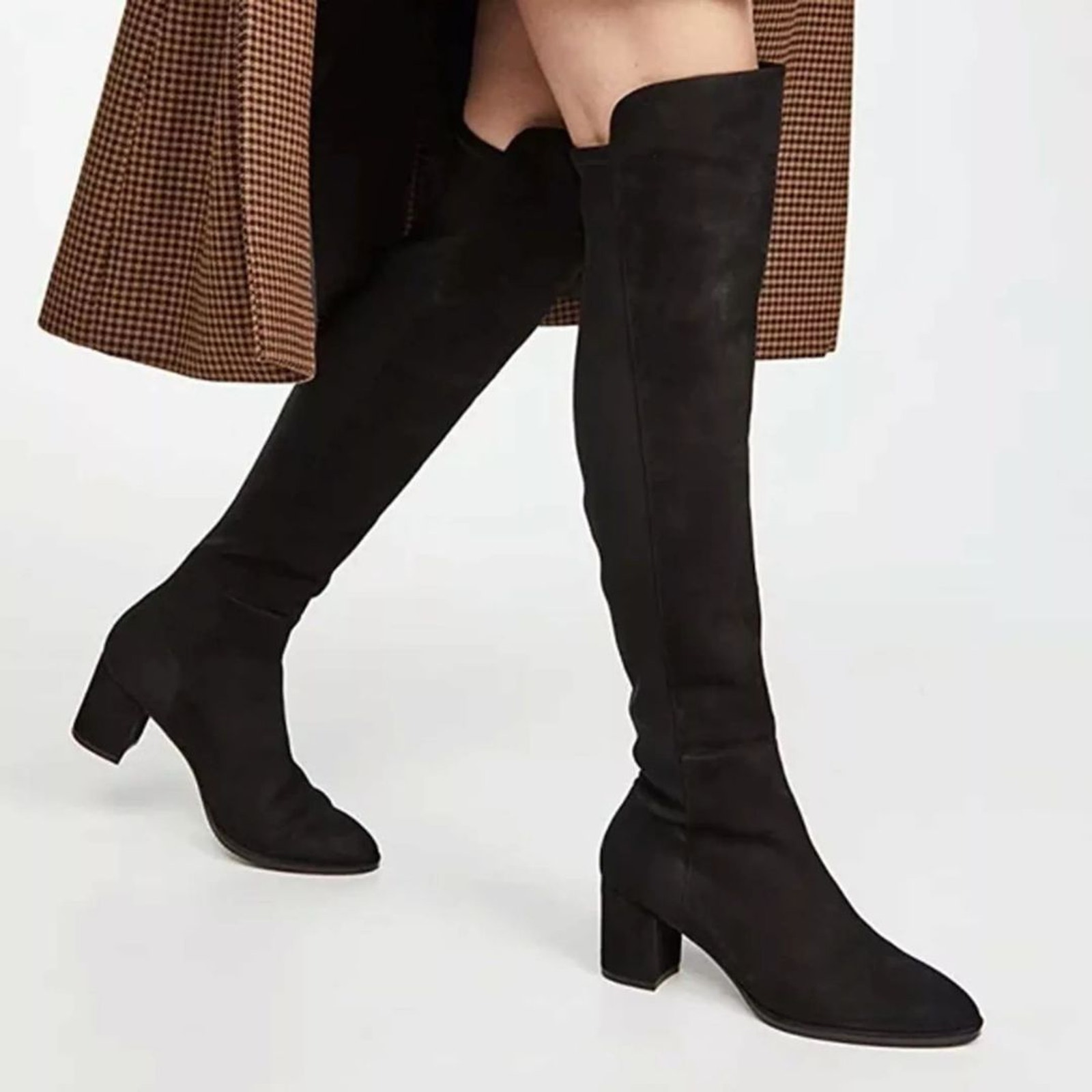Stuart Weitzman Gillian Suede Knee-High Boots Over the Knee Boots Size 9.5 B