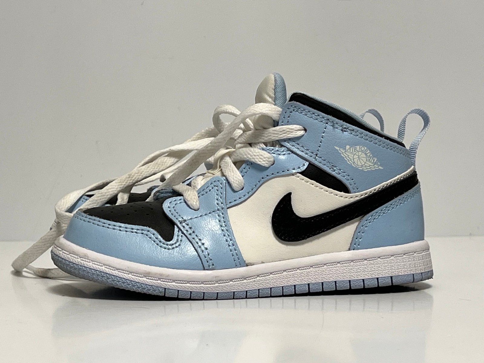 Jordan Kids Air Jordan 1 Mid Ice Blue 9C