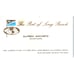 Alfred Ancheta Wharfinger Port of Long Beach CA Vintage Business Card SD4-B2