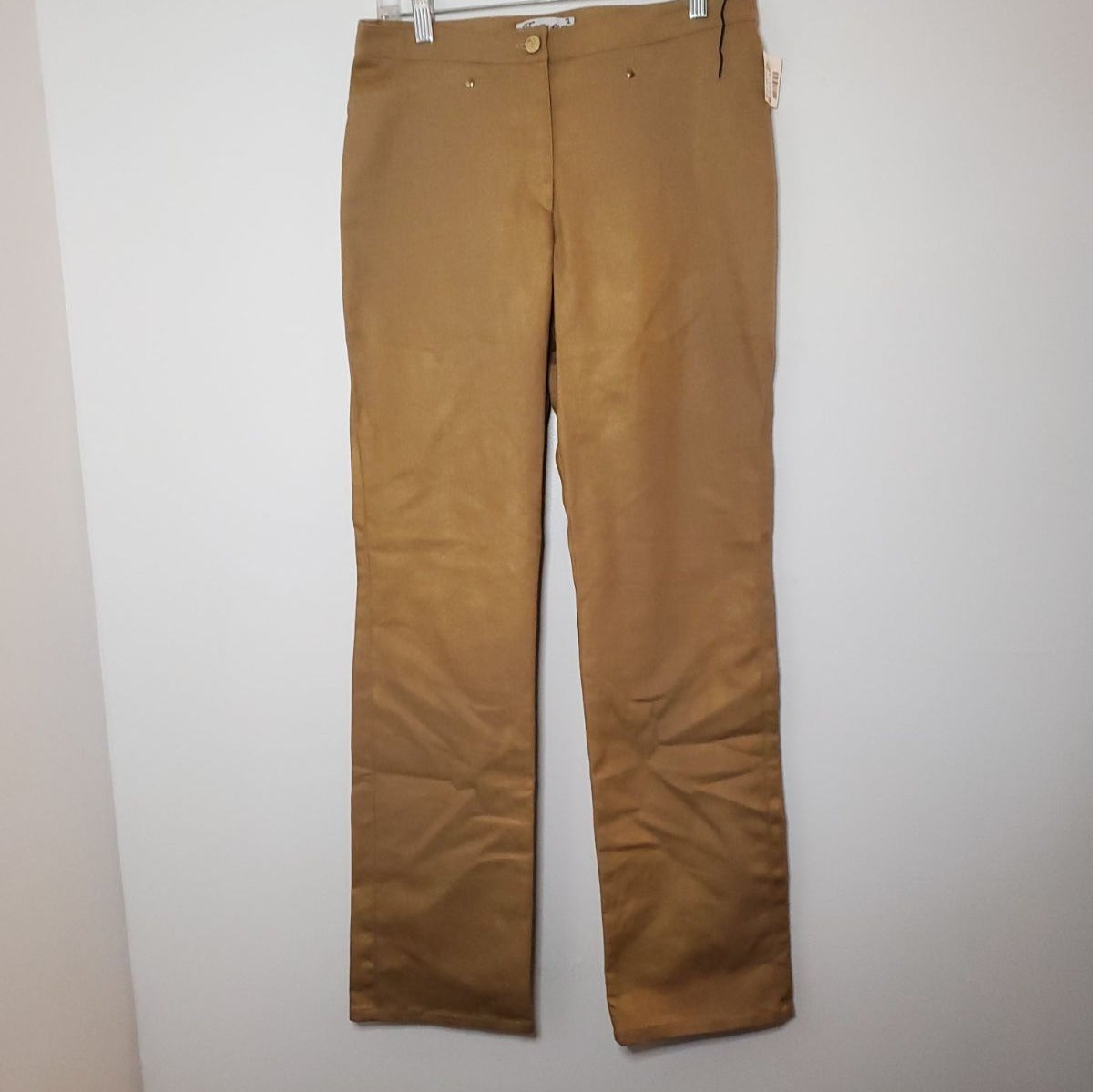 NWT Tempo Gold Sparkle High Rise Jegging