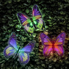 Garden Stakes, Color Changing LED, Outdoor Garden Decoration, 5 x 30 Inch