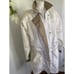 Innovations by Izzie Pearly White Jacket Womens Size Small S Lined Rain Coat Vtg