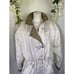 Innovations by Izzie Pearly White Jacket Womens Size Small S Lined Rain Coat Vtg
