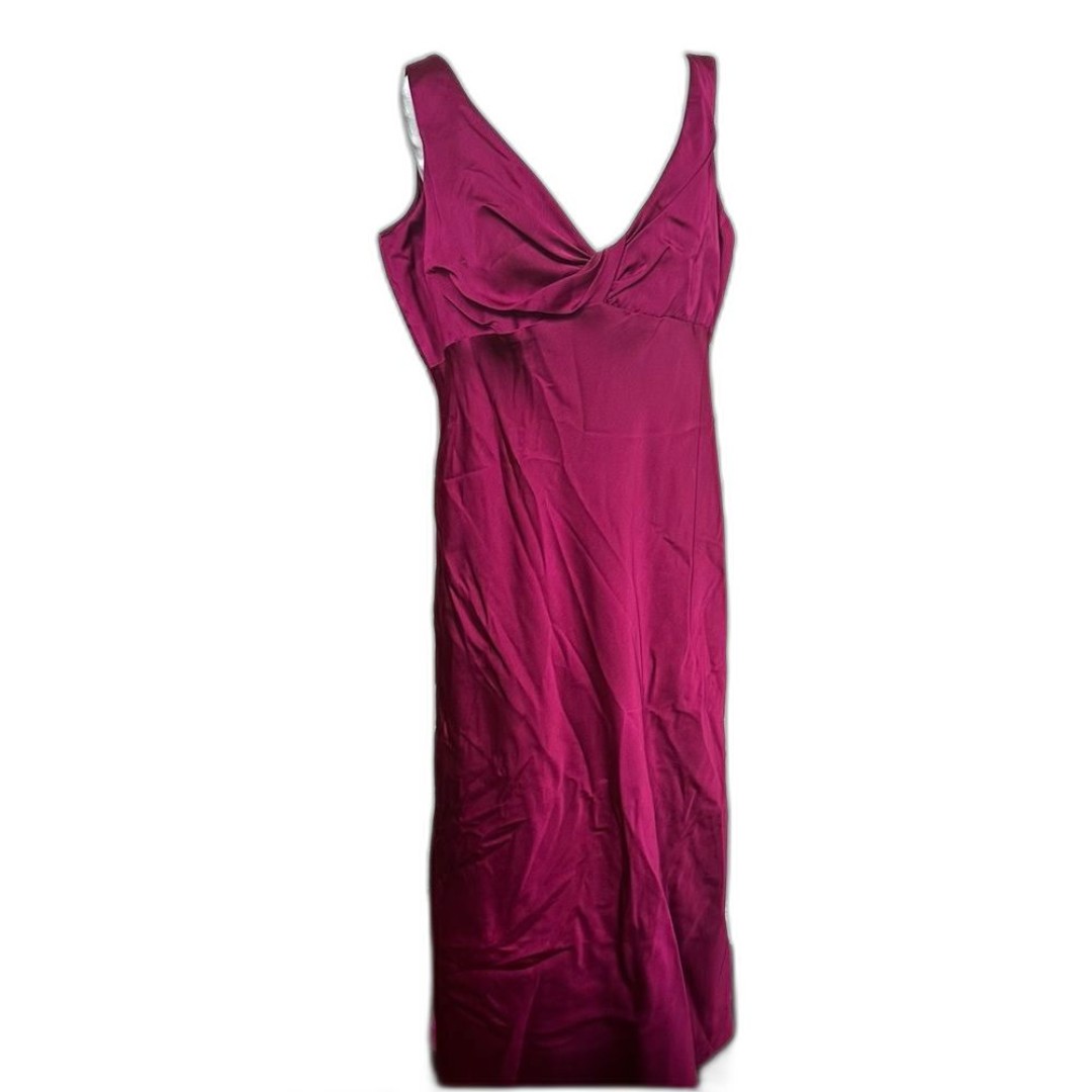 Alvina Valenta Maids Magenta Sleeveless Maxi Gown - Women 28 (Actual 22)