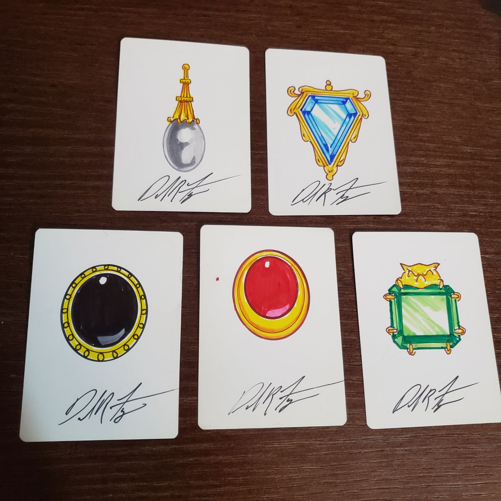 Mox set MTG sketch Art Original Frazier