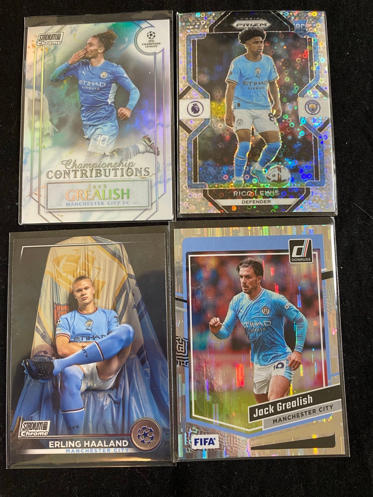 Large soccer card lot Haaland