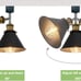 3 Retro Style Track Lights NEW
