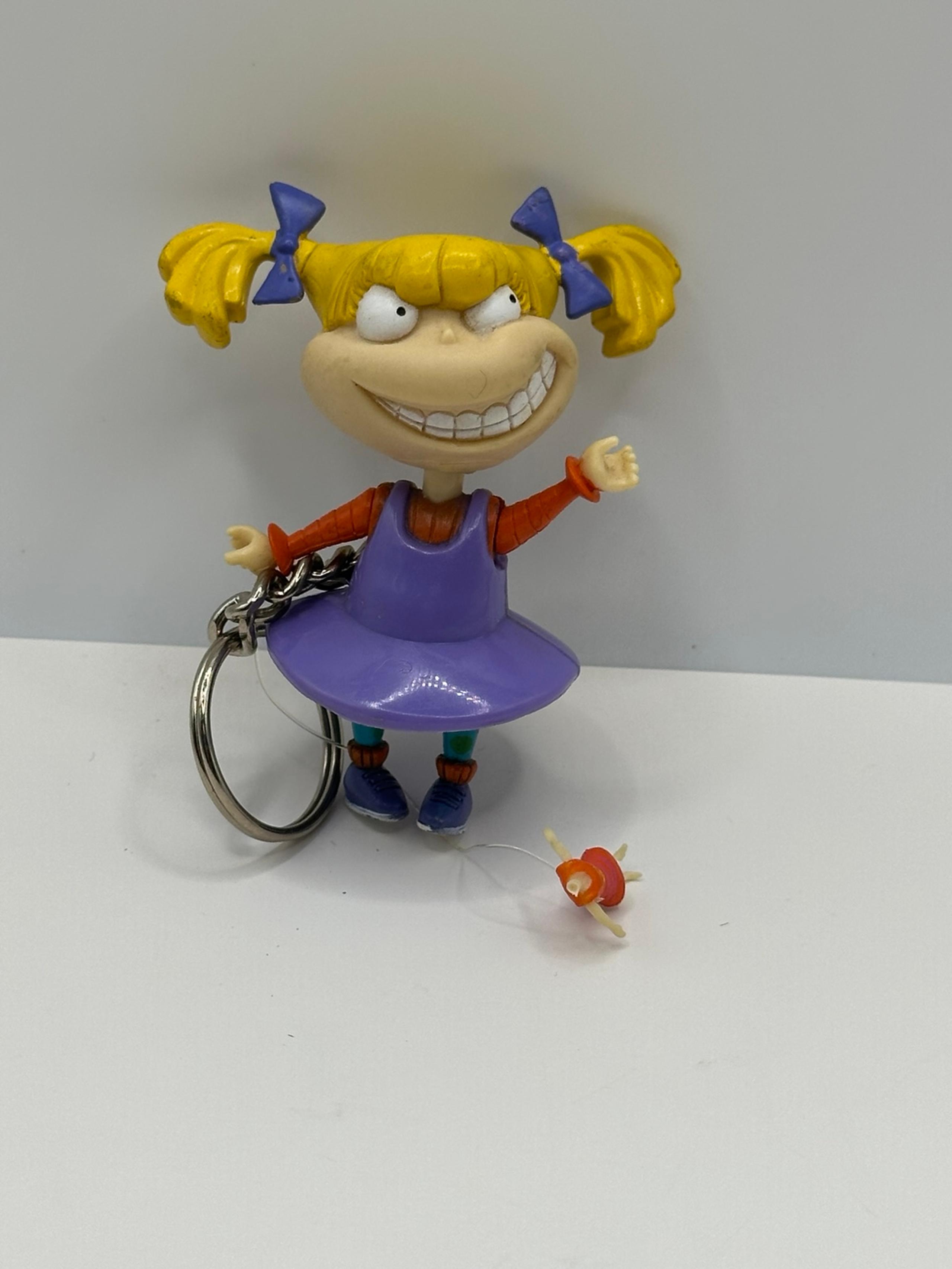 1997 Basic Fun Nickelodeon Rugrats Angelica Keychain