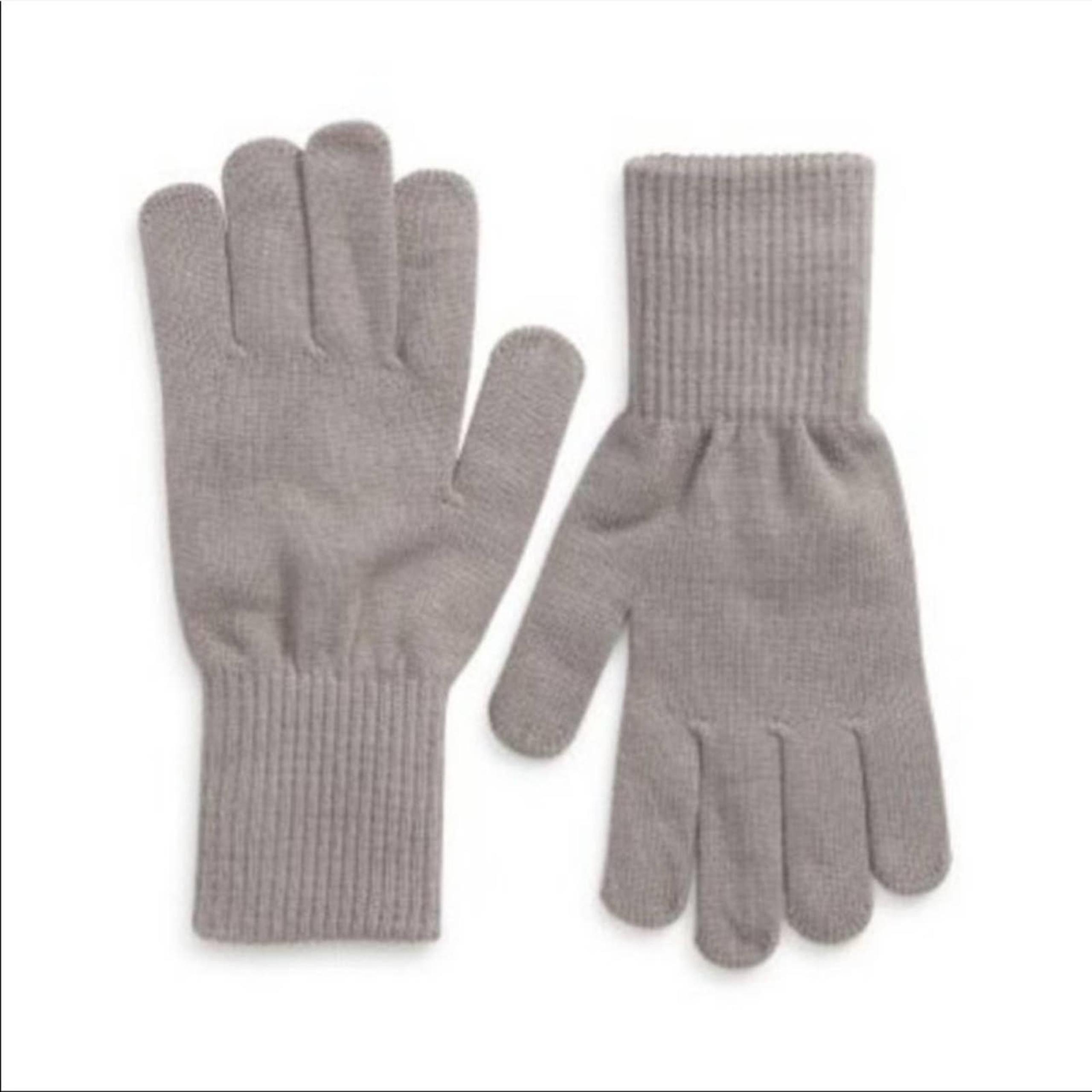 Trouve Knit Winter Women’s Gloves Grey