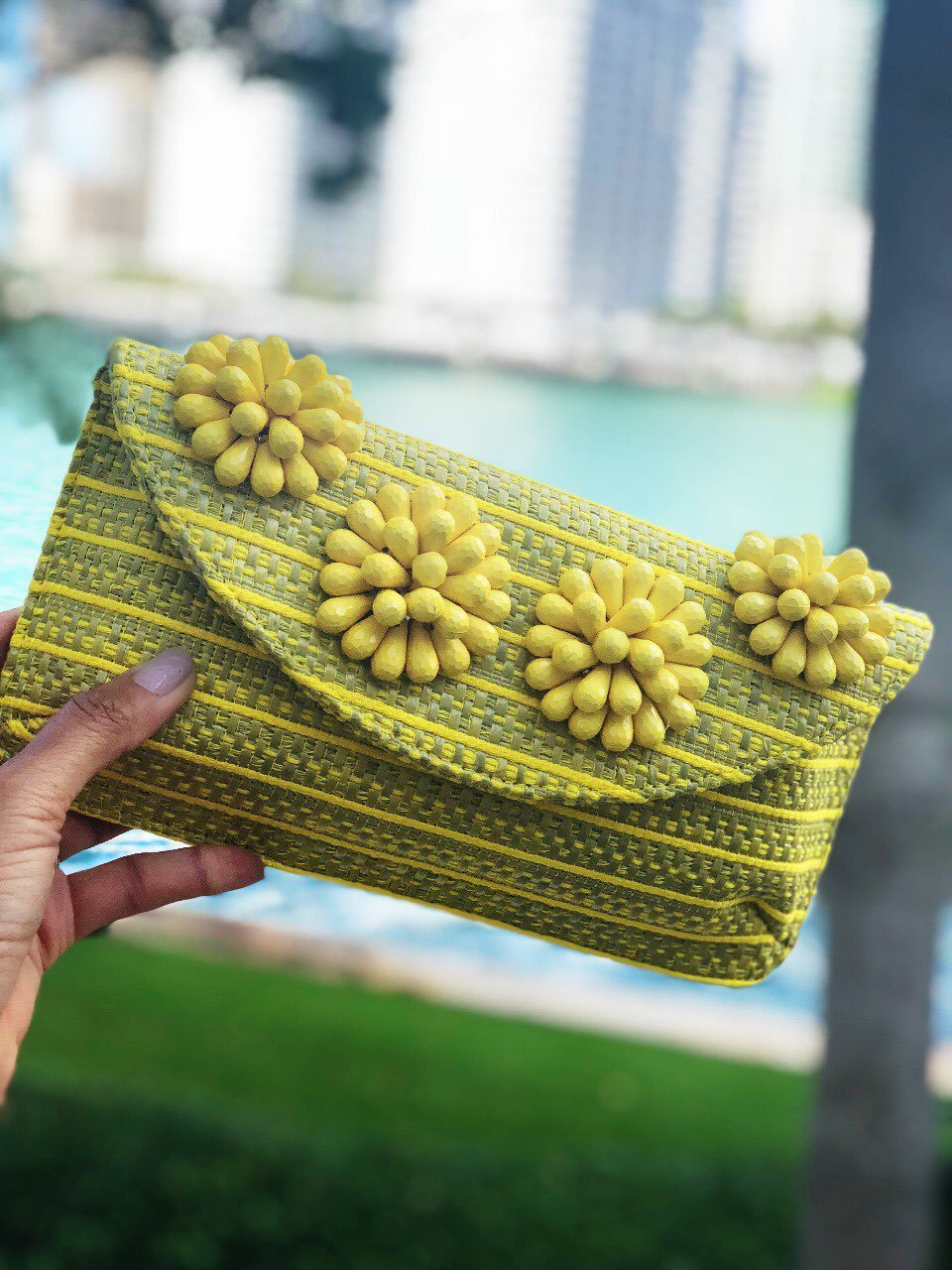 Straw Yellow Clutch