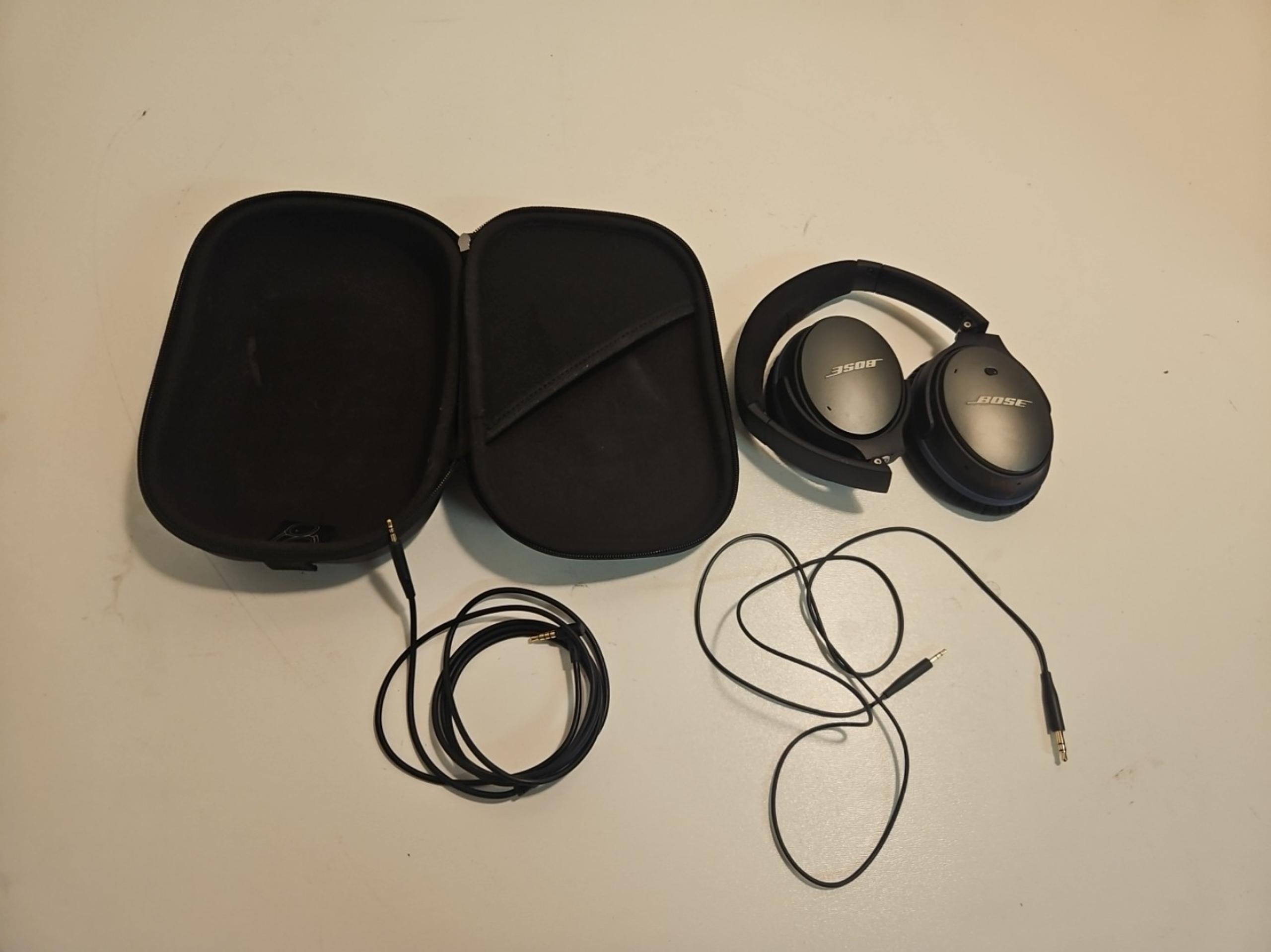 Bose QuietComfort 25 QC25 Wired 3.5mm Acoustic Noise Cancelling Headphones Black