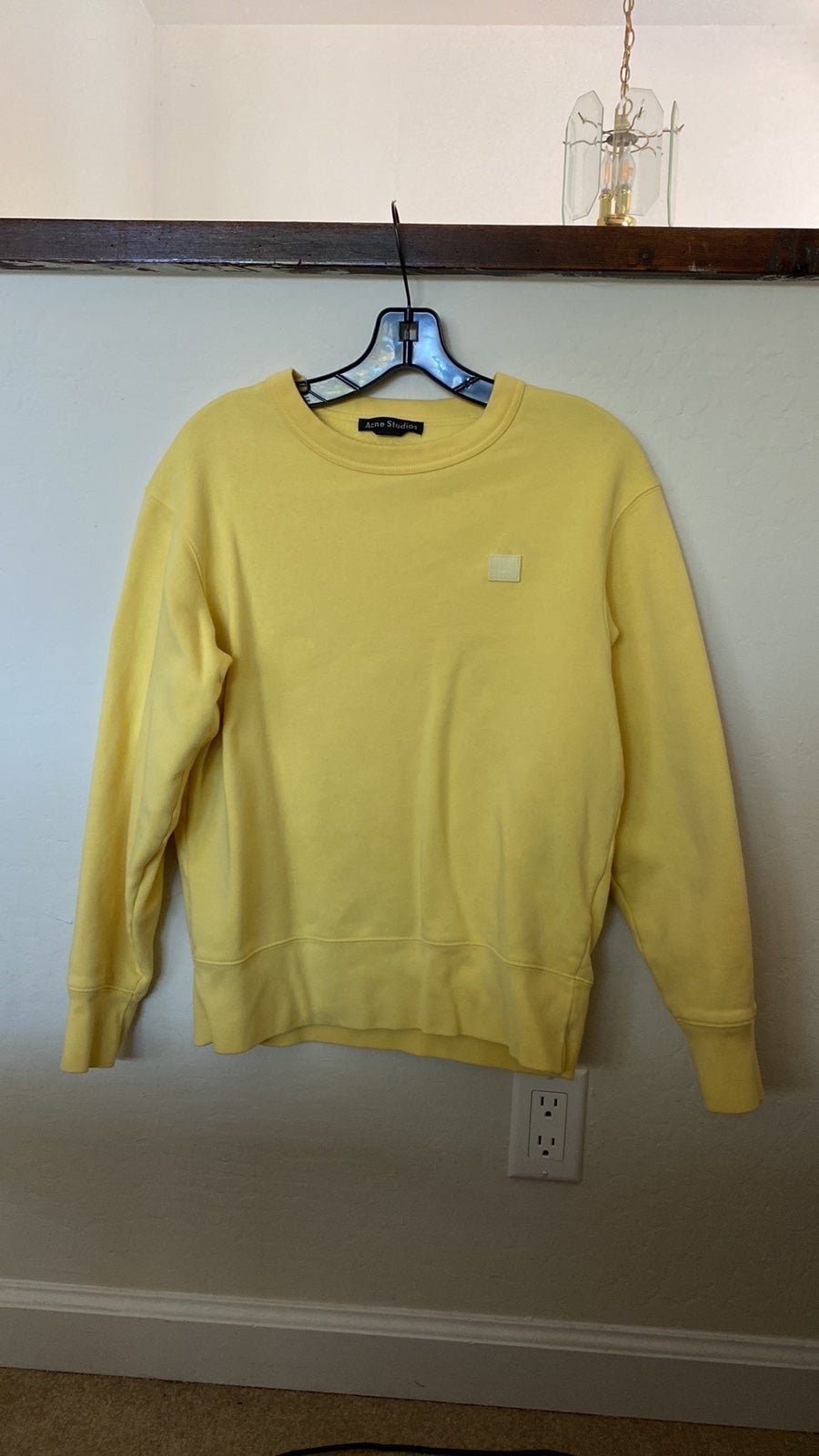 Acne Studios yellow sweatshirt