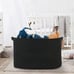 NEW Extra Large Rectangle Storage Basket, 23.6 x15.7 x14.1 Black Blanket Basket