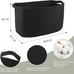 NEW Extra Large Rectangle Storage Basket, 23.6 x15.7 x14.1 Black Blanket Basket