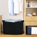 NEW Extra Large Rectangle Storage Basket, 23.6 x15.7 x14.1 Black Blanket Basket