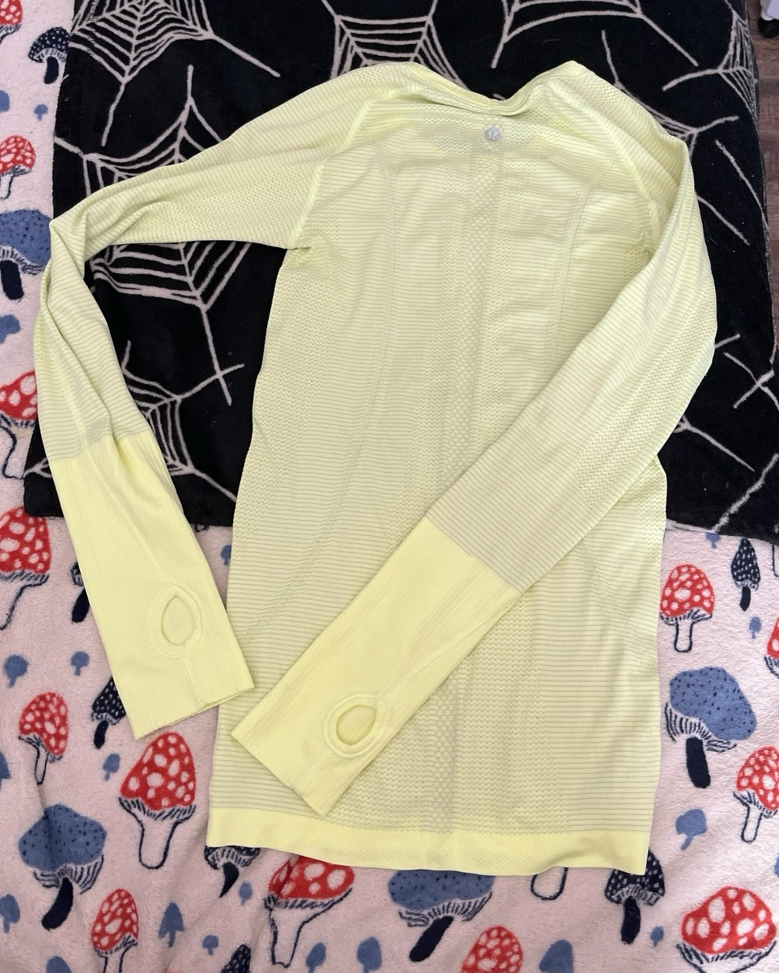 Lululemon yellow swiftly tech long sleeve