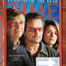 Time Magazine Persons of the Year 2005 2005 Gates Bono Cover