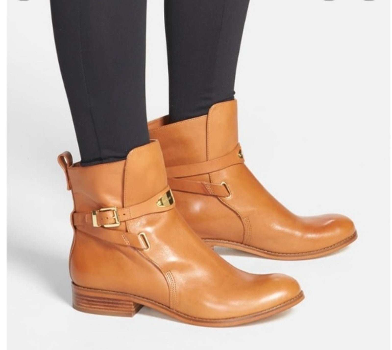 Michael Kors Arley Leather Ankle Boots