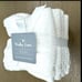 8pc TRULY LOU 100% Cotton Wash Towel Set- White