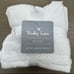 8pc TRULY LOU 100% Cotton Wash Towel Set- White