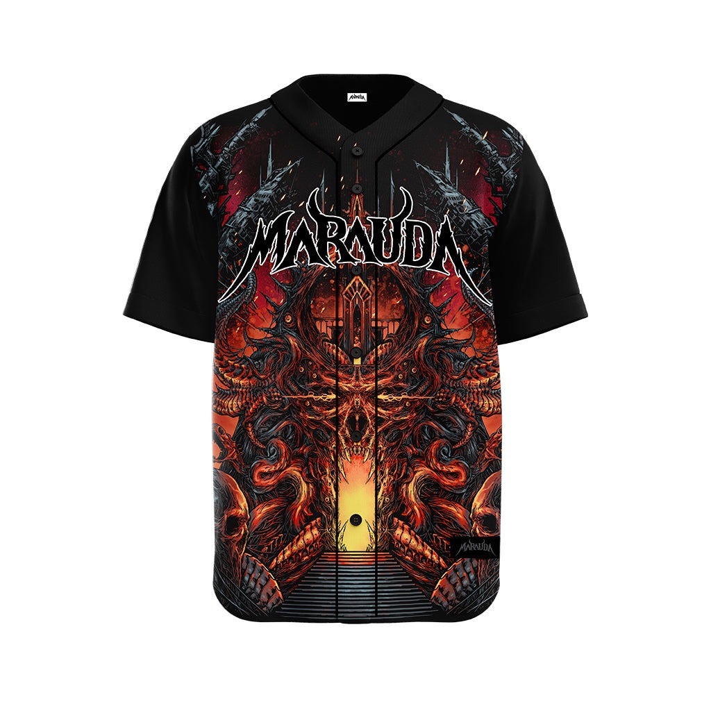 Marauda Music Retribution Baseball Jersey Tee wearable art size XL