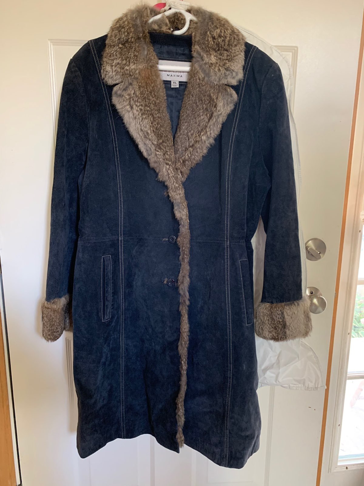 Suede Blue Women’s Jacket