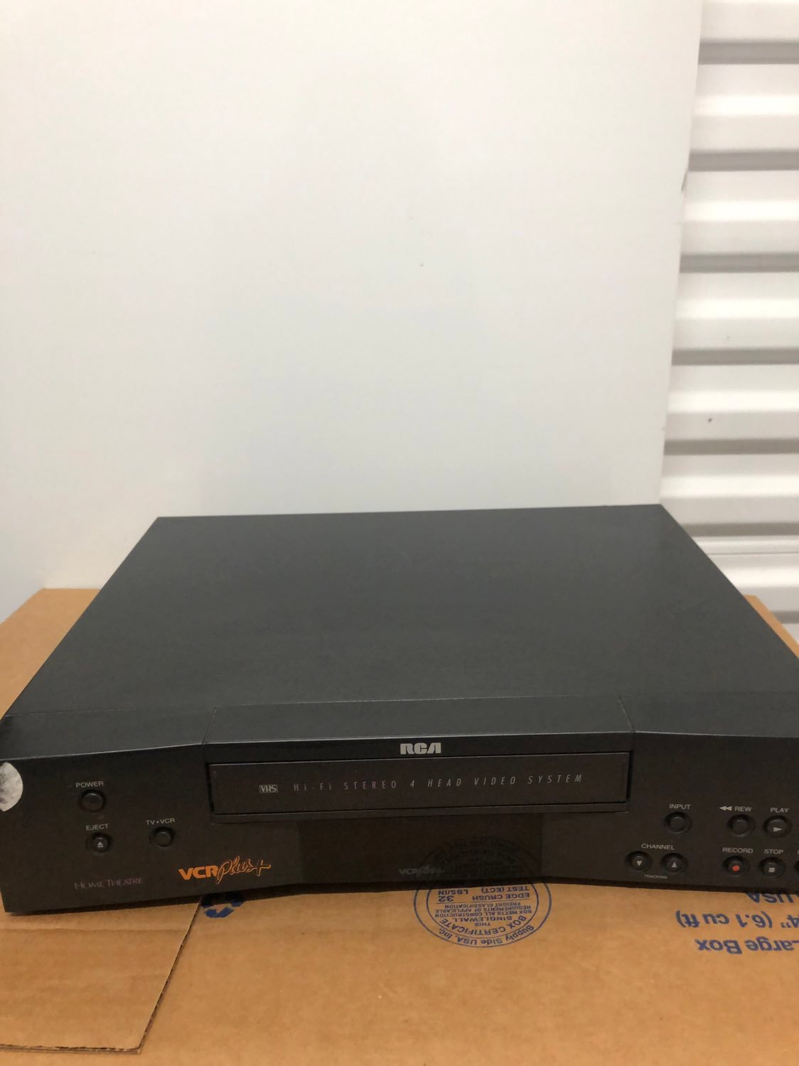 RCA VCR Home Theater 4 Head Hi-Fi Stereo VHS Player Recorder VR617HF Tested