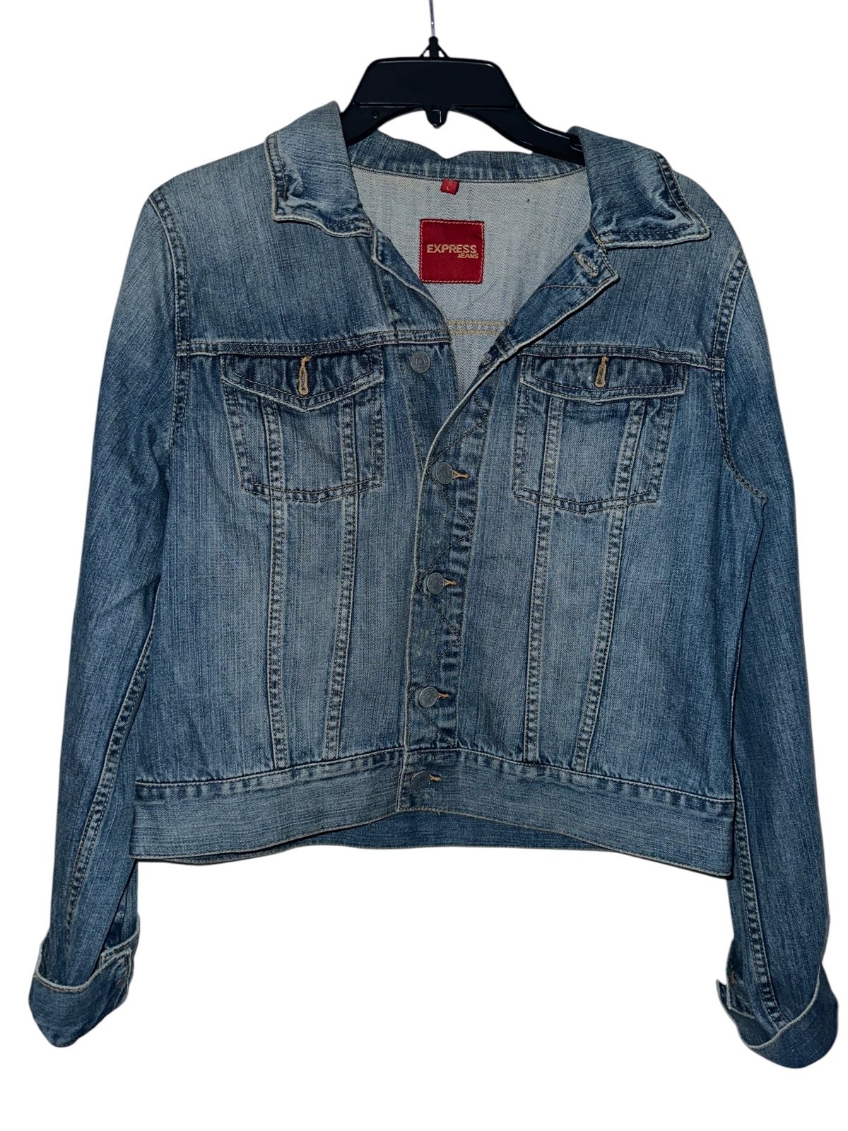 【U LAN】Bless Dekki Mix Denim Jacket Bless Dekki Mix Denim Jacket - ULAN | 60% - Asian Fashion