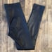 Theory Women’s Bristol 100% Lambskin Leather Pull On Leggings Pants Black Size 4