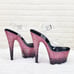 Size 11 Adore 708SS Pink Hologram Ombre Platform Shoes Sandals 7 High Heel Shoe