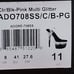 Size 11 Adore 708SS Pink Hologram Ombre Platform Shoes Sandals 7 High Heel Shoe