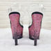 Size 11 Adore 708SS Pink Hologram Ombre Platform Shoes Sandals 7 High Heel Shoe