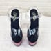 Size 11 Adore 708SS Pink Hologram Ombre Platform Shoes Sandals 7 High Heel Shoe