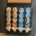 Mind Reader Single Serve Pod Organizer, Wall Mount, 20 Pod Capacity
