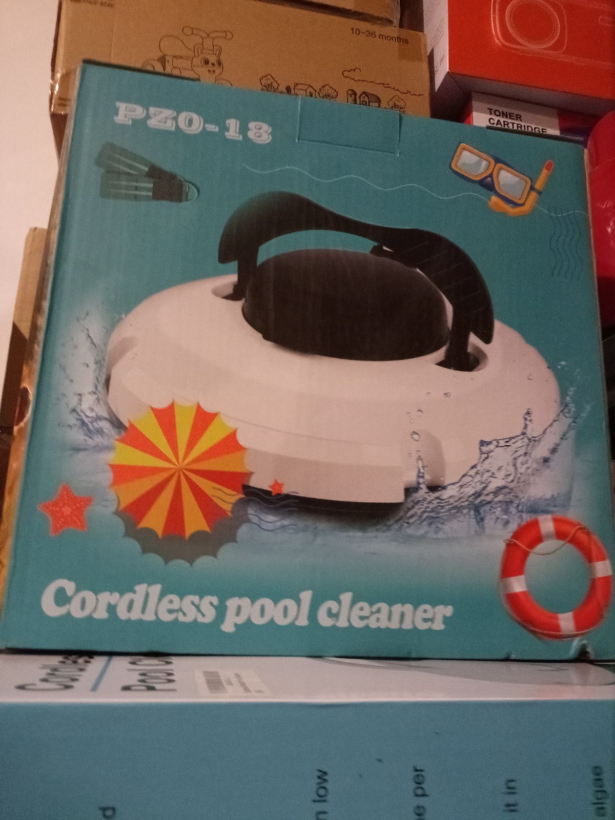 Upgrade Cordless Pool Vacuum for Above Ground Pool, Automatic Robotic Pool Clean