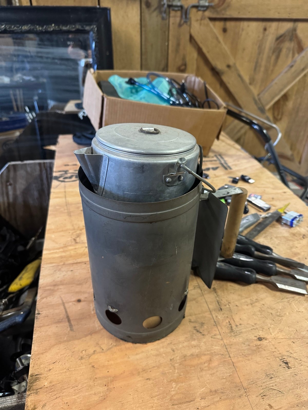 Camp Charcoal Stove and Heater