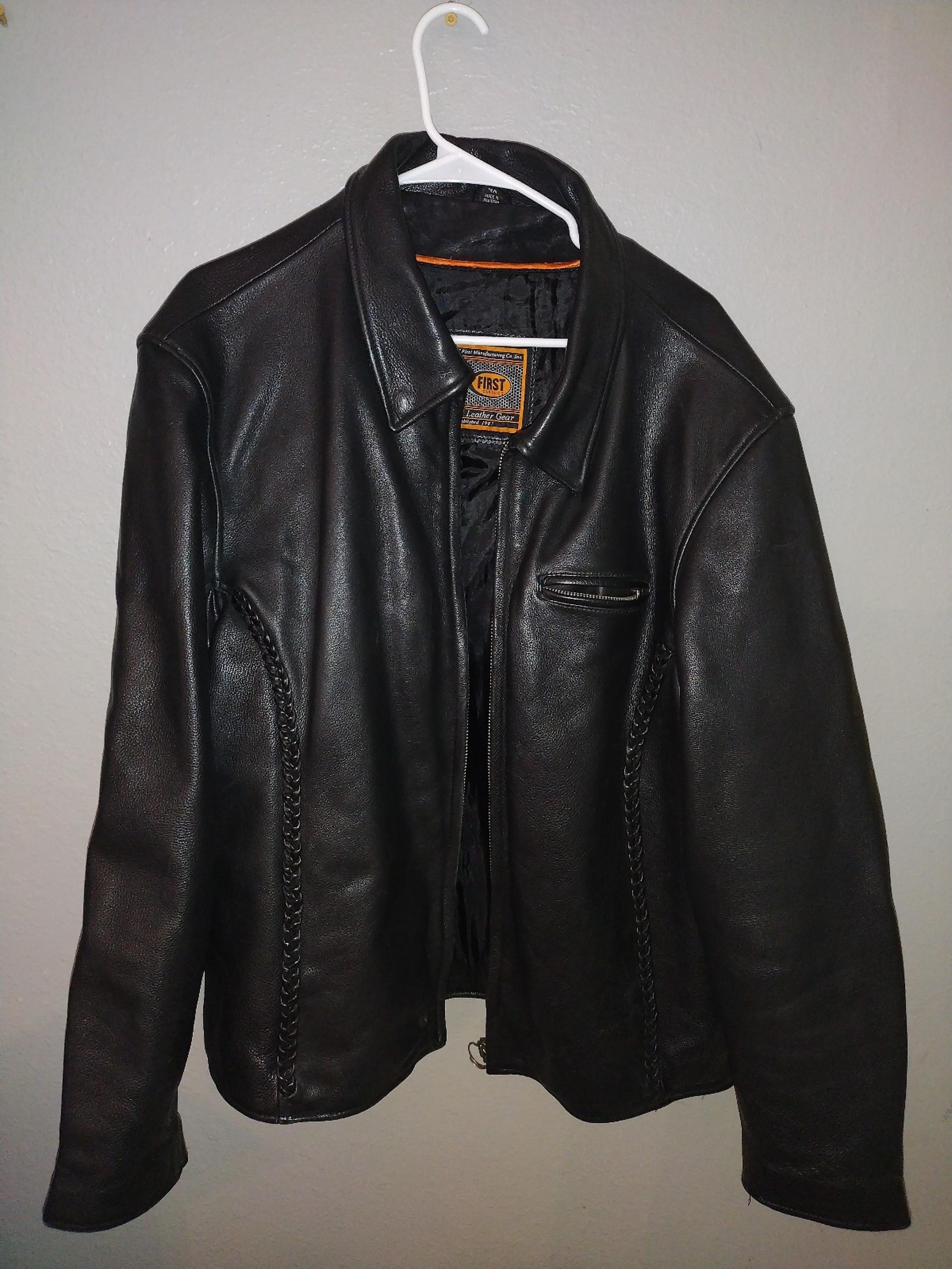 first manufacturing co leather jacket classic leather