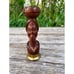 Vintage 1960s Carved Wood Lady Bust Bottle opener/muddler