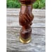 Vintage 1960s Carved Wood Lady Bust Bottle opener/muddler