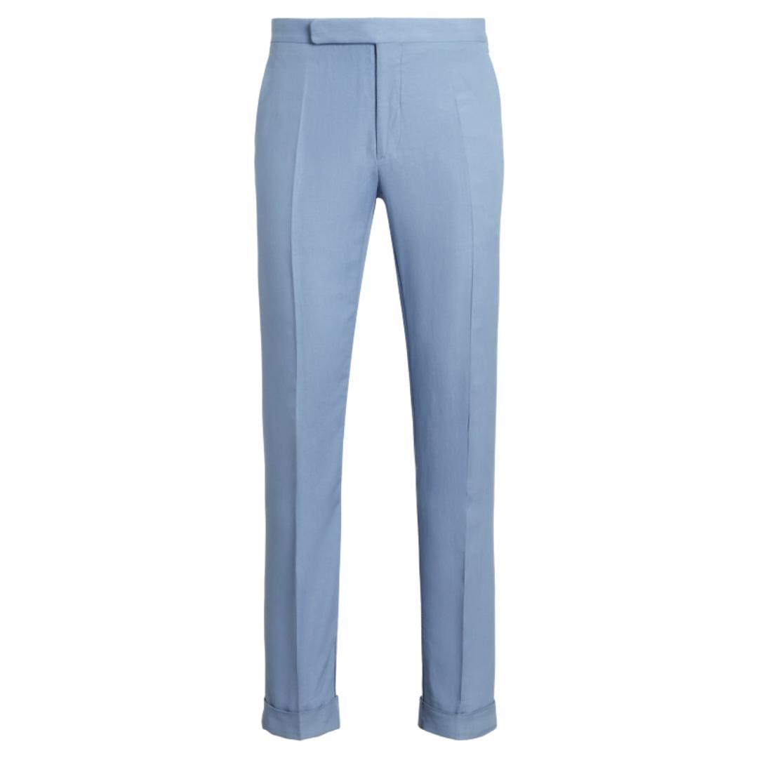 【Brand New, Unused】Ralph Lauren Purple Label Silk & Linen Pants