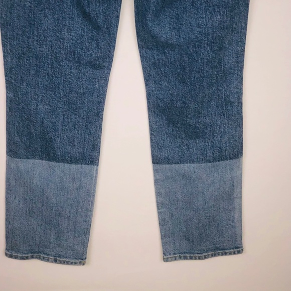 7 For All Mankind Edie High Rise Crop Straight Leg