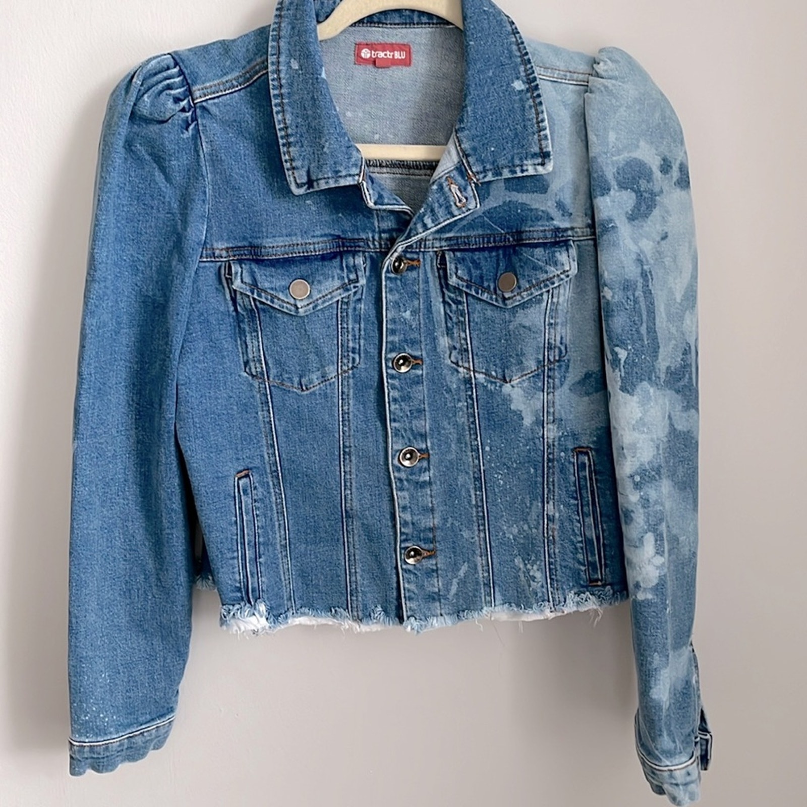 Tractr Blu Denim Jacket Size Medium **