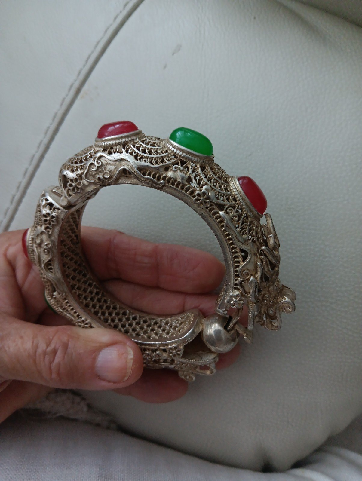 bracelet Asian dragon 6 stones
