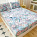 3pcs/set Waterproof Fitted Sheet Set Printed Series Ultrasonic Fitted Sheet Cart